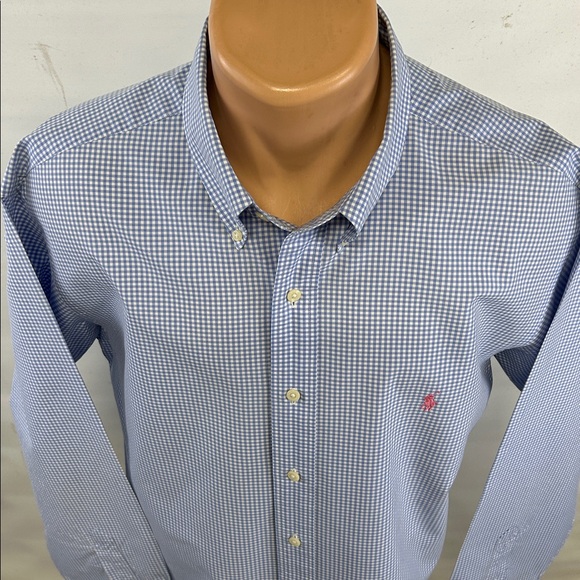 Ralph Lauren long sleeve button down collar shirt.  18-34/35 - Picture 3 of 7